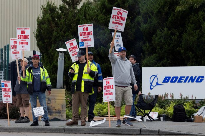 Boeing machinists on picket lines prepare for lengthy strike: 'I can last as long as it takes'