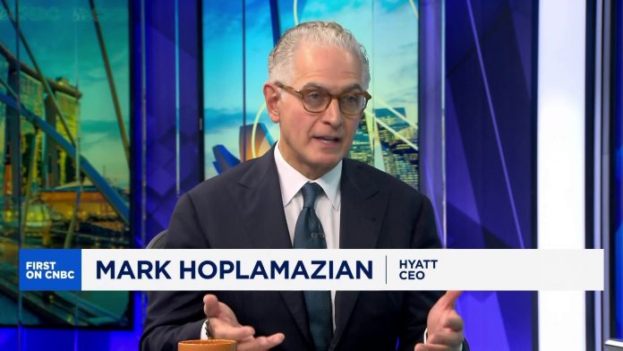Hyatt CEO: US travel to China has dropped off sharply