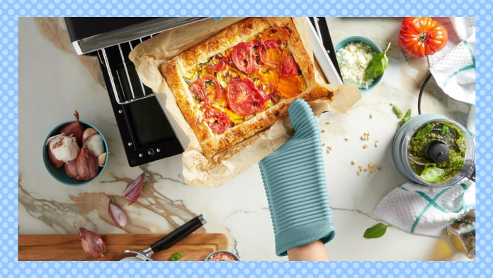 I'm hands-down obsessed with these KitchenAid oven mitts, on sale for just $14