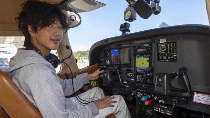 American teen pilot detained in Antarctica while raising money for cancer on solo trip