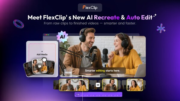 FlexClip Debuts AI Video Editing Breakthroughs That Cut Production Time to Minutes