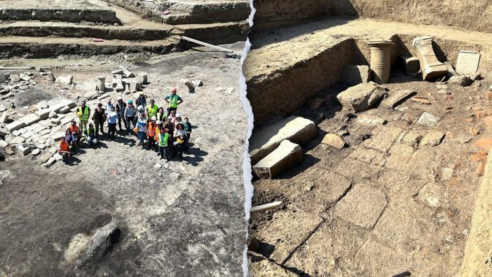 Construction workers clearing old bombs unexpectedly find 'important' ancient sanctuary
