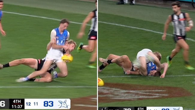 Collingwood defender Billy Frampton free to play Carlton after charge downgraded at AFL tribunal