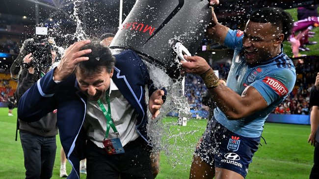 Laurie Daley issues cryptic response on NSW coaching future after State of Origin series win