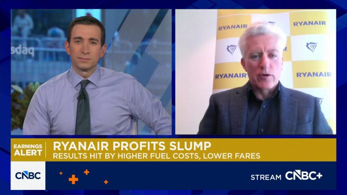 Ryanair Group CFO Neil Sorahan: We could see weaker airlines fail over the next few months